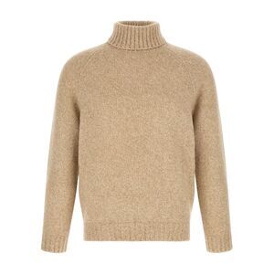 Brunello Cucinelli Beige Virgin Wool Men's Cardigan